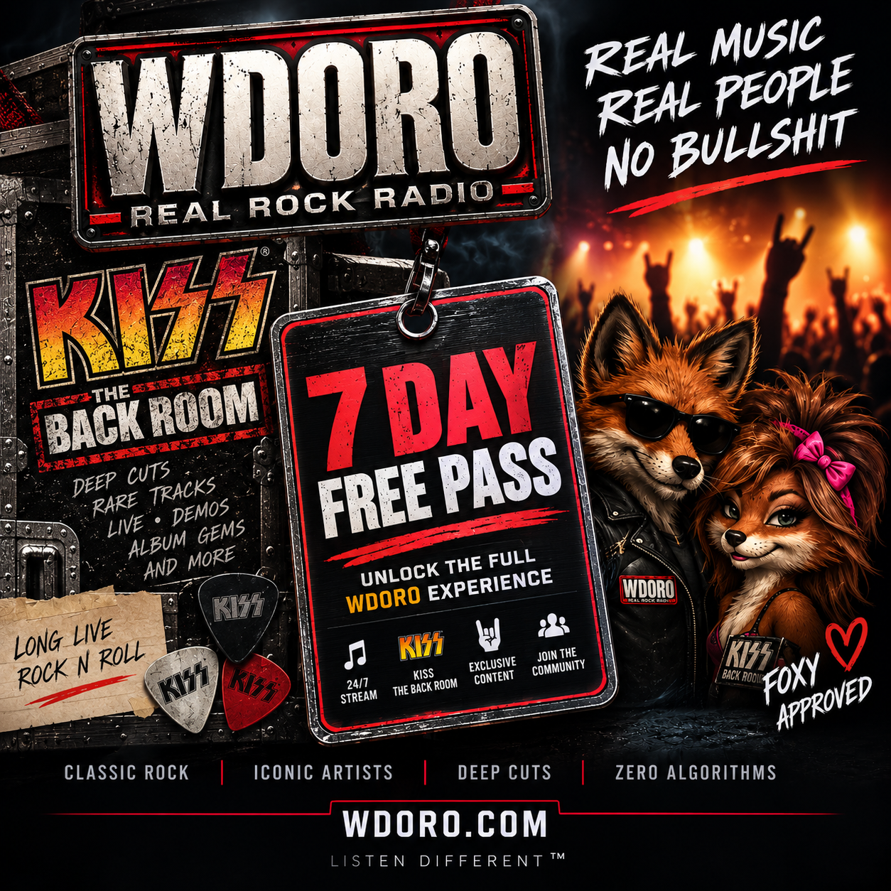 WDORO 7-Day Free Pass with Foxy and Foxette
